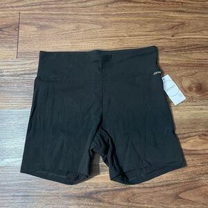 NWT Jockey Womens Bike Shorts 5" Deep Black Size Small Casual Gym Running
